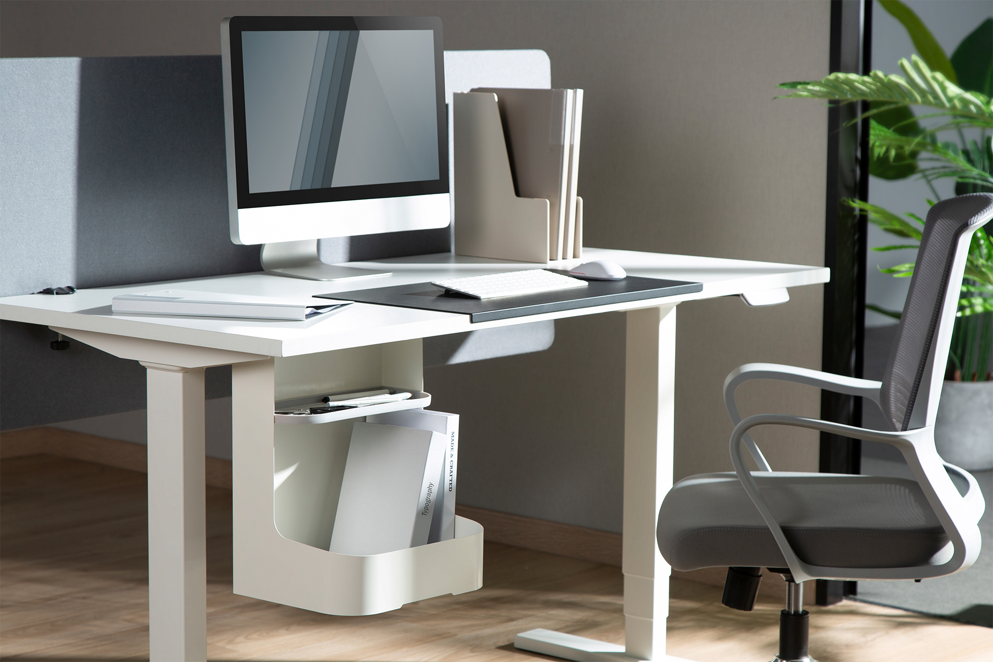DIGITUS Schreibtisch Unterbau-Ablage / Taschen-Fach, Ansicht 2