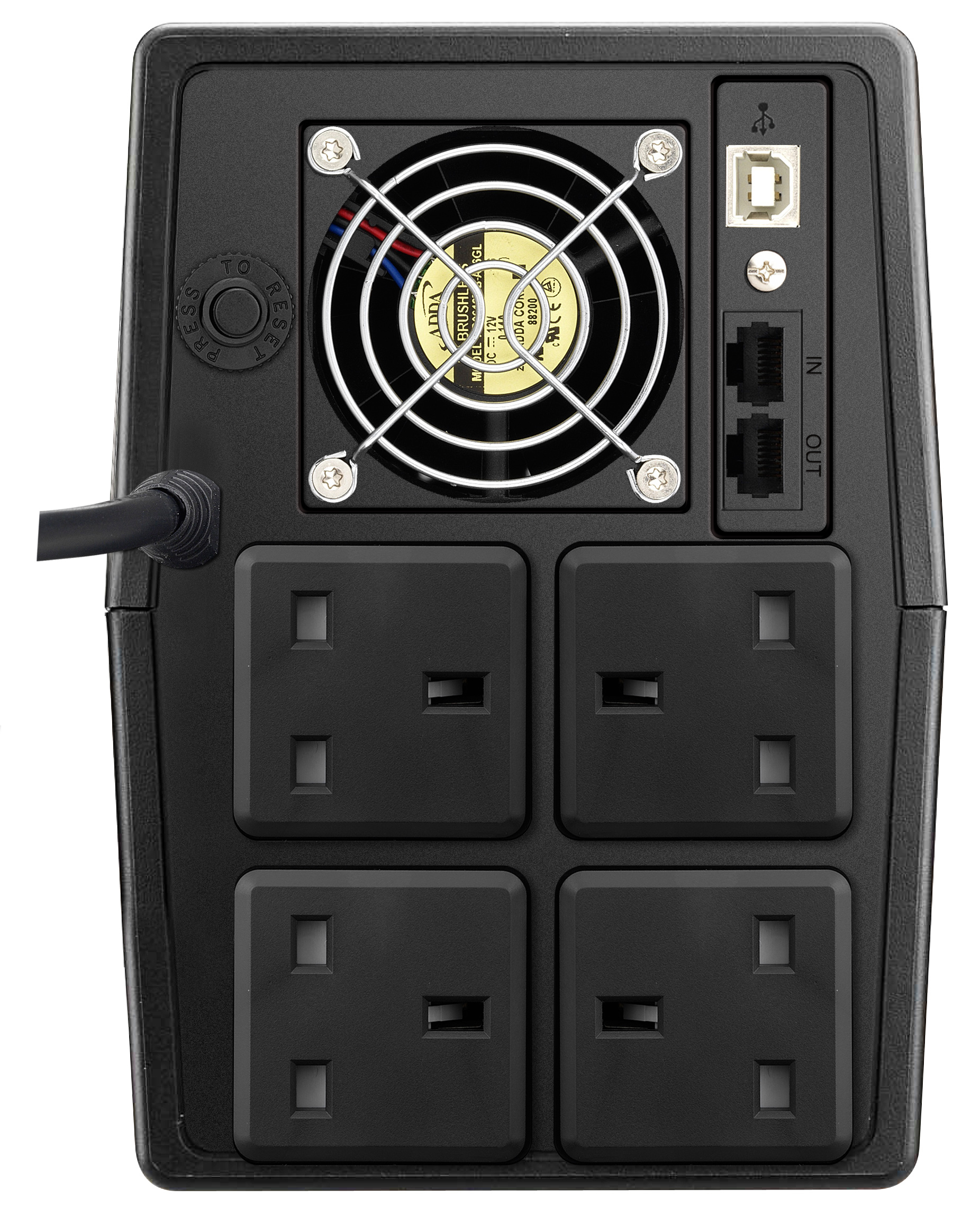 BlueWalker VI 2000 SCL UK - Line-Interaktiv - 2 kVA - 1200 W - Sine - 162 V - 290 V, Ansicht 4