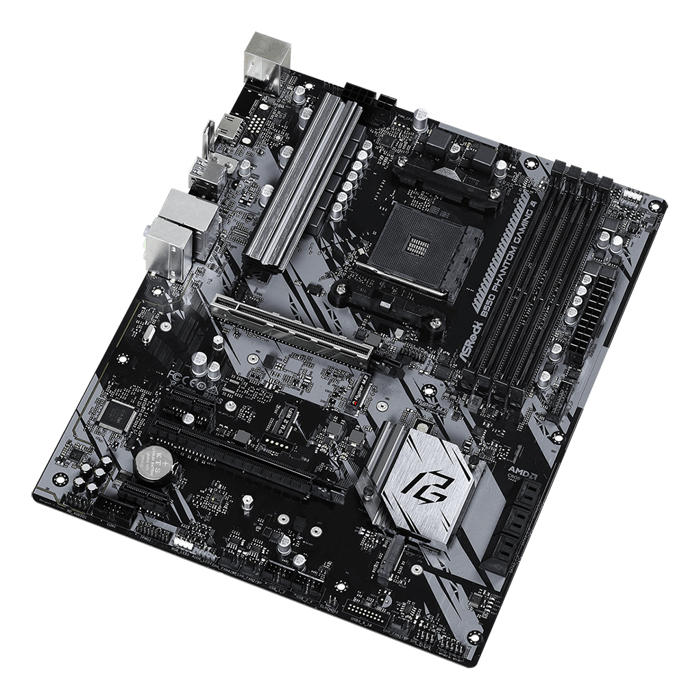 ASRock B550 Phantom Gaming 4 - Motherboard - ATX - Socket AM4 - AMD B550 Chipsatz, Ansicht 2