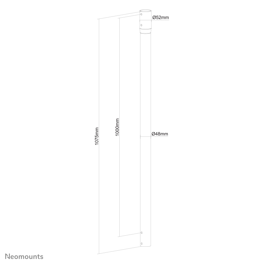 Neomounts by Newstar NS-EP100 - Montagekomponente (Erweiterungsstange), Ansicht 2