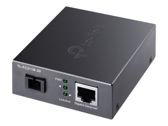 TP-LINK TL-FC311B-20 - V1 - Medienkonverter - 1GbE - 1000Base-T WDM 1000Base-SC - RJ-45  SC Single-Modus - bis zu 20 km - 1310 (TX)