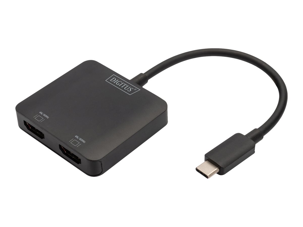 DIGITUS MST Hub - Video-Verteiler - USB-C - 2 x HDMI