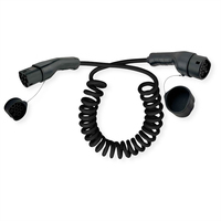 ROLINE 19.08.0057 - Schwarz - Typ 1 - Typ 2 - Gerade - Gerade - IP54 - IP65