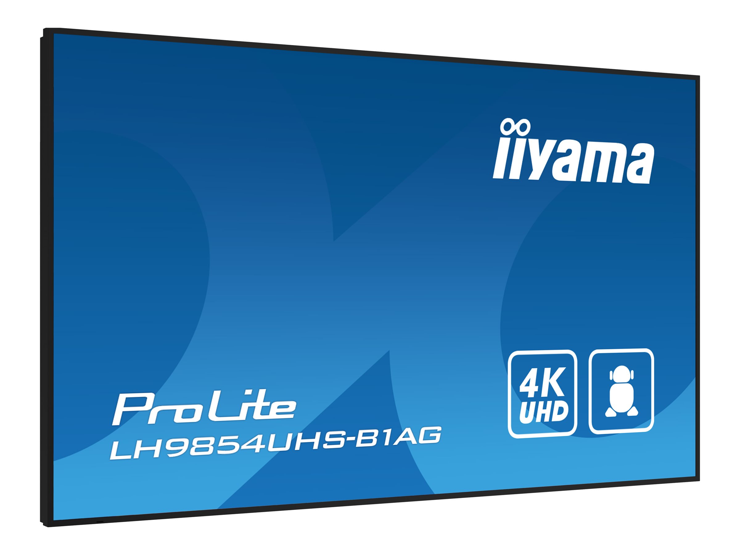Iiyama LH9854UHS-B1AG - 249 cm (98") Diagonalklasse LH54 Series LCD-Display mit LED-Hintergrundbeleuchtung - interaktive Digital Signage - mit Integrierter SoC-Mediaplayer - 4K UHD (2160p)