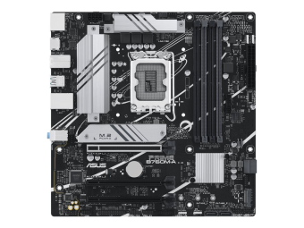 ASUS PRIME B760M-A-CSM - Motherboard - micro ATX - LGA1700-Sockel - B760 Chipsatz - USB 3.2 Gen 2 USB 3.2 Gen 1 USB-C 3.2 Gen 1 - 2.5 Gigabit LAN - Onboard-Grafik (CPU erforderlich)