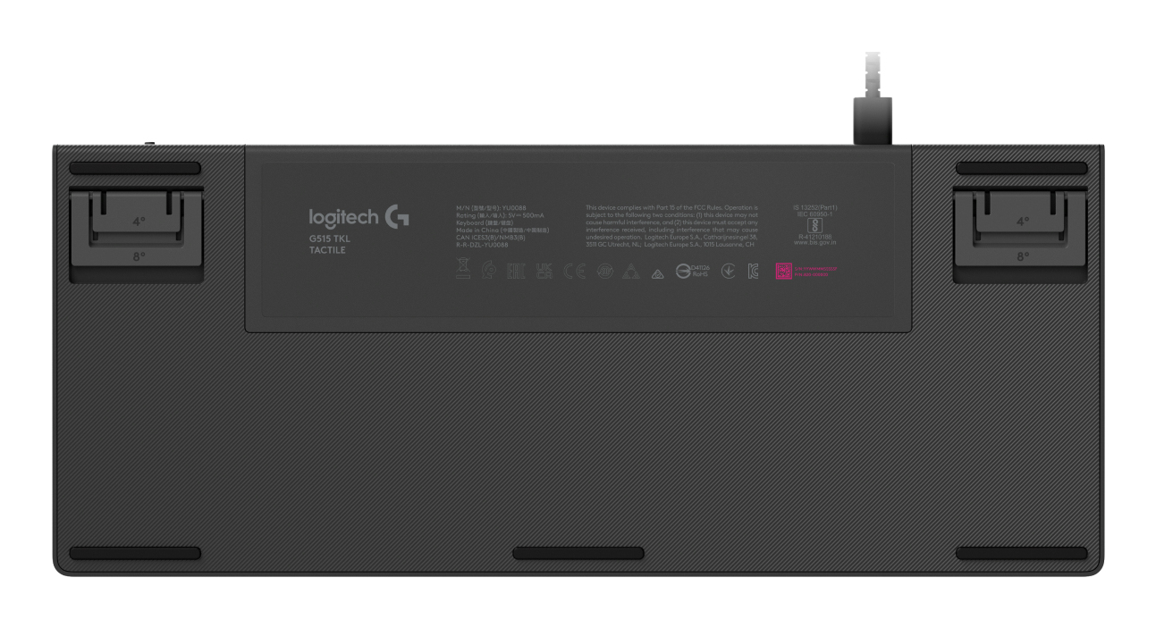Logitech KB CINDERELLA COR CDM/MIX model EMEA28i-935 BLACK RETAIL USB - TL: Deutsch, QWERTZ, Ansicht 3