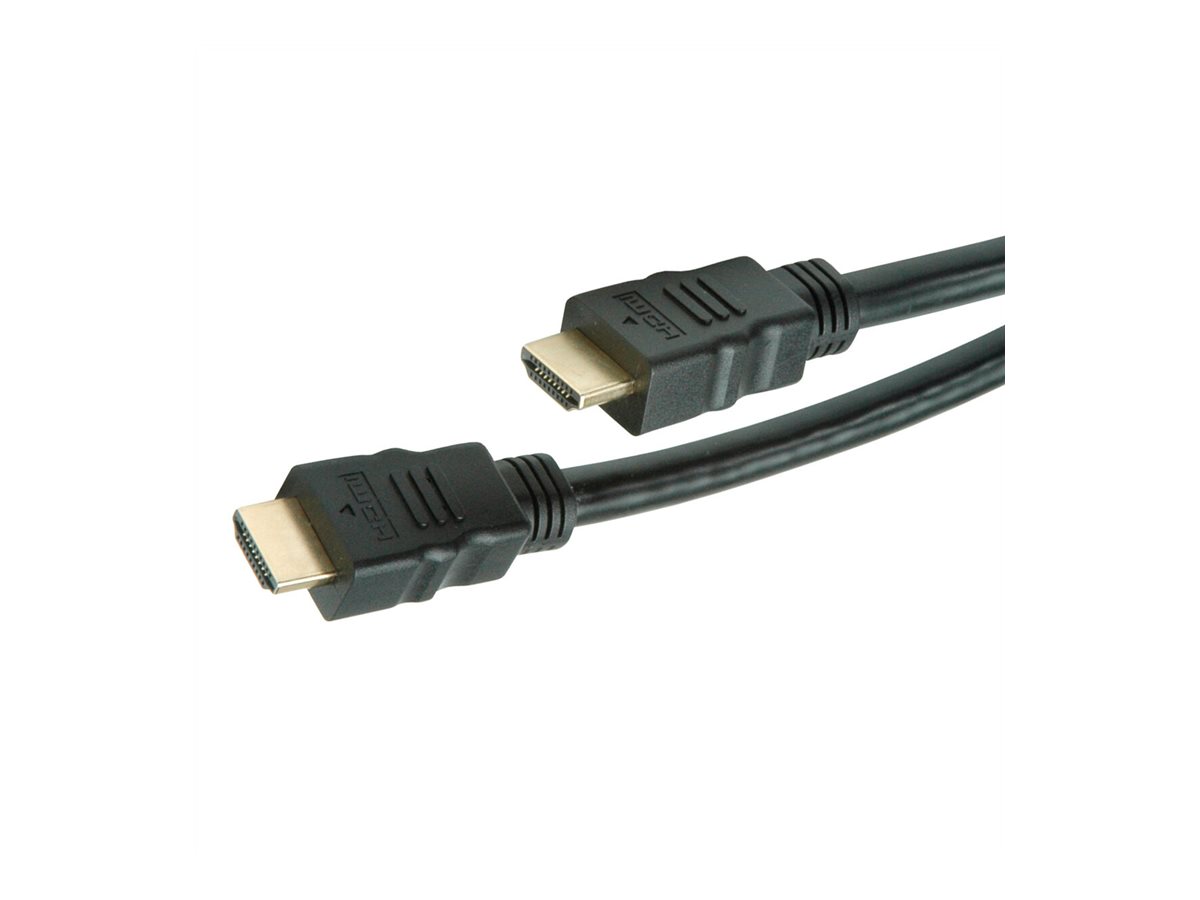 VALUE Ultra High Speed - HDMI-Kabel mit Ethernet - HDMI männlich zu HDMI männlich - 50 cm - Doppelisolierung - Schwarz - 8K60Hz (7680 x 4320)