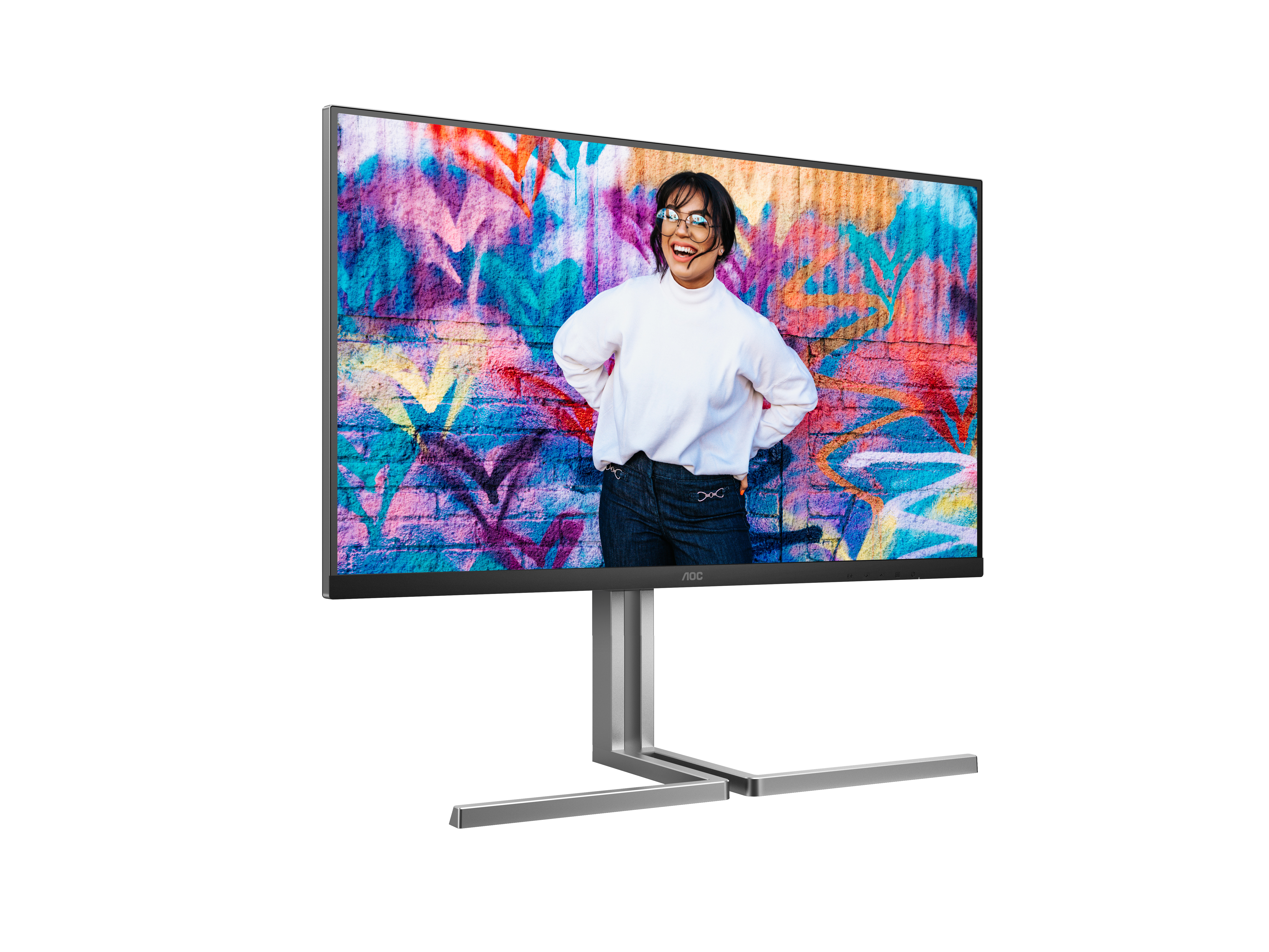 AOC U32U3CV - Graphic Pro Series - LED-Monitor - 81.3 cm (32), Ansicht 3