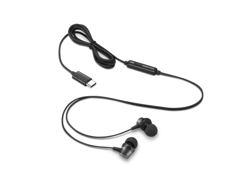 Lenovo Go - Ohrhörer mit Mikrofon - im Ohr - Schwarz, Ansicht 2