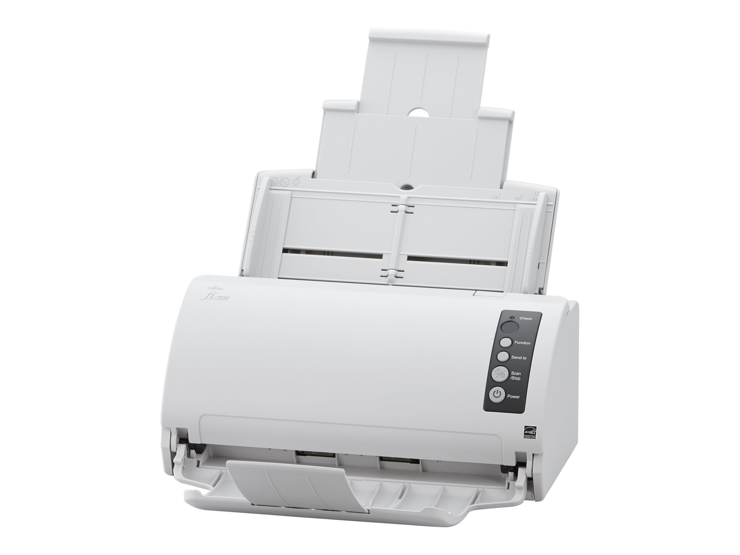 Fujitsu fi-7030 - Dokumentenscanner - Dual CCD - Duplex - 216 x 355.6 mm - 600 dpi x 600 dpi - bis zu 27 SeitenMin. (einfarbig)