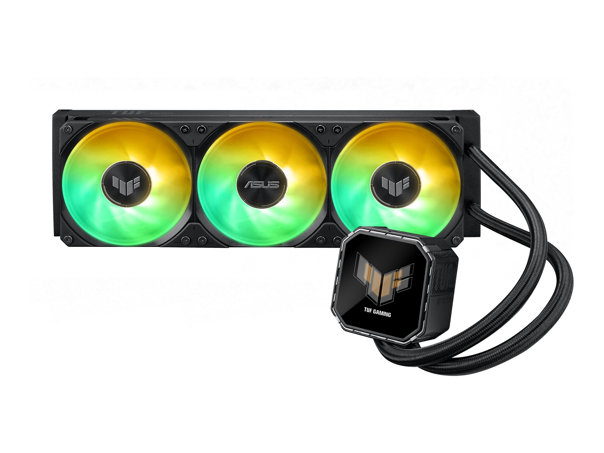 ASUS TUF Gaming LC III 360 ARGB LCD - Prozessor-Flüssigkeitskühlsystem - Kühlergröße: 360 mm - (für: AM4, AM5, LGA1851, LGA1700, LGA1200)