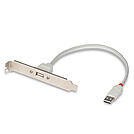 Lindy USB PC Back Plate - USB-Adapter - USB (W), Ansicht 3
