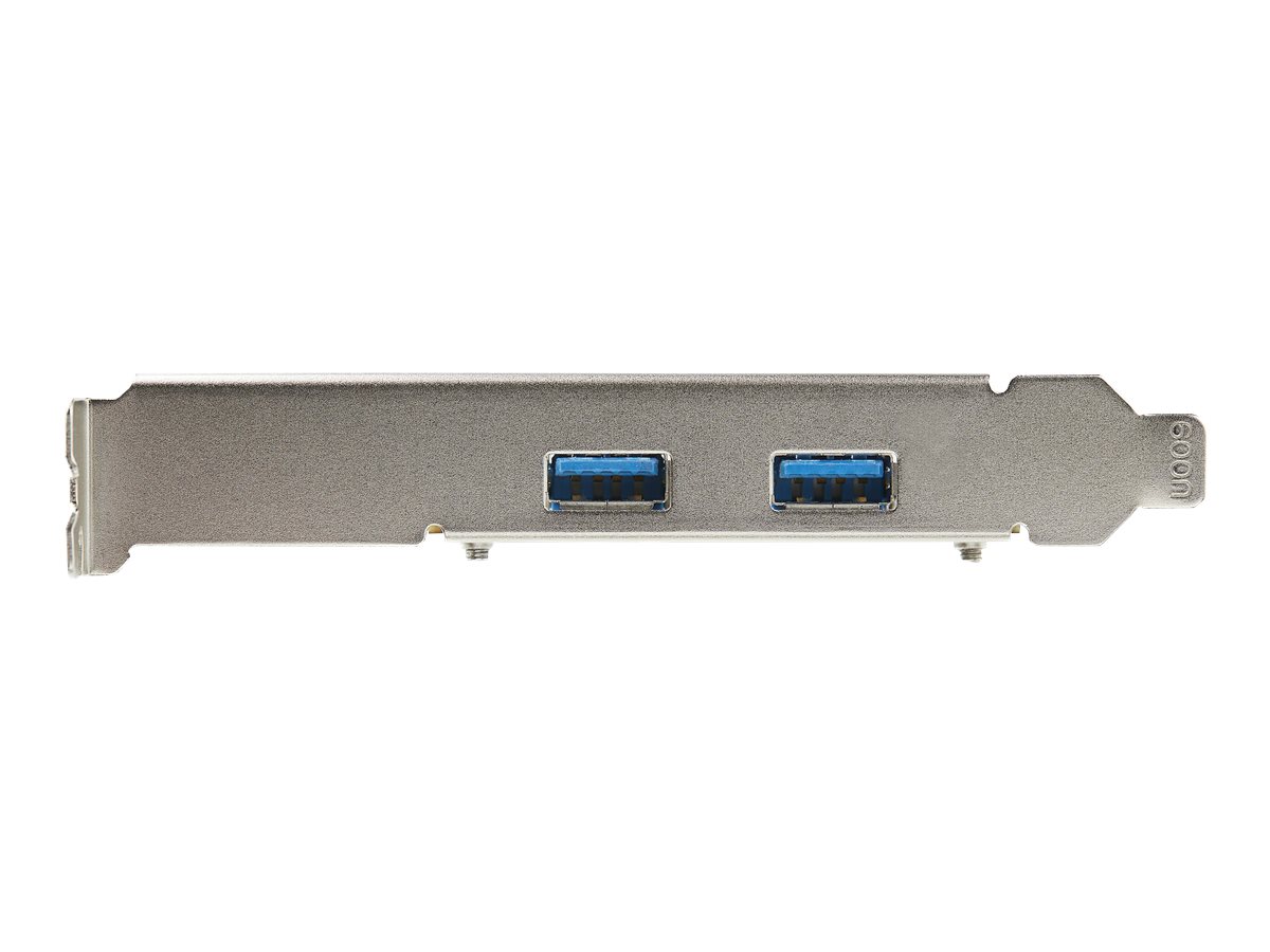 StarTech.com Startech 2-Port USB PCIe Adapter - 10Gbit/s pro Port - USB 3.1/3.2 Gen 2 Typ-A PCI Express 3.0 x2 Host Controller Erweiterungskarte - Add-On Adapterkarte - Full/Low Profile - Windows & Linux (PEXUSB312A3)