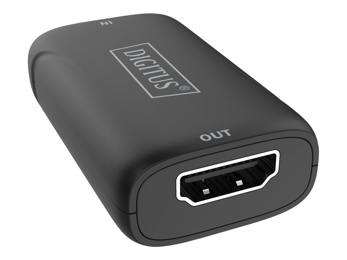DIGITUS DS-55521 - Repeater - HDMI - 19-poliger HDMI Typ A  19-poliger HDMI Typ A