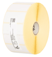 Zebra Z-Select 2000D - Papier - Acrylkleber - beschichtet - perforiert - hochweiß - 101.6 x 76.2 mm 11160 Etikett(en) (12 Rolle(n)