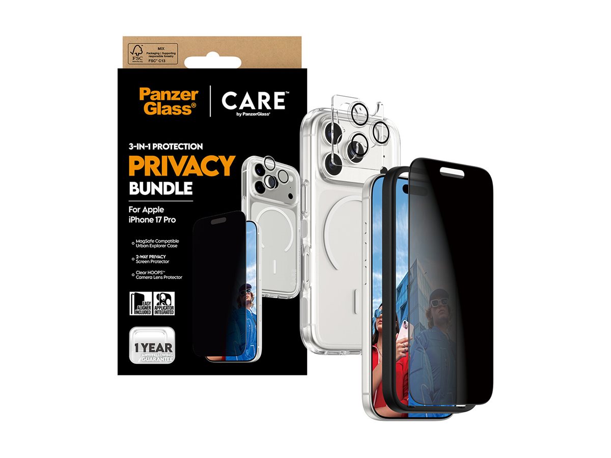 PanzerGlass CARE 3-in-1 Flagship Privacy Bundle iPhone 17 Pro, Ansicht 4