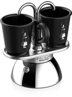 Bialetti 7310 - Mokka-Kanne - Silber - Edelstahl - 2 Tassen - 92 mm - 90 ml