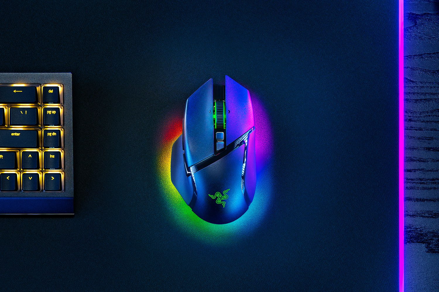 Razer Basilisk V3 pro - Maus - ergonomisch - Für Rechtshänder, Ansicht 3