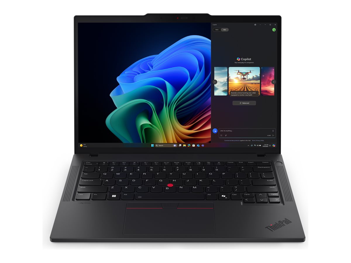 Lenovo ThinkPad T14 Gen 6 21QC - 180°-Scharnierdesign - Intel Core Ultra 5 225U / 1.5 GHz - Win 11 Pro - Intel Graphics - 16 GB RAM - 512 GB SSD TCG Opal Encryption 2, NVMe - 35.6 cm (14")