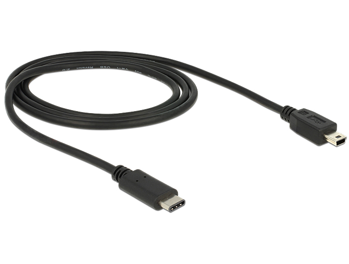 Delock USB-Kabel - USB-C (M) bis mini-USB Typ B (M), Ansicht 2