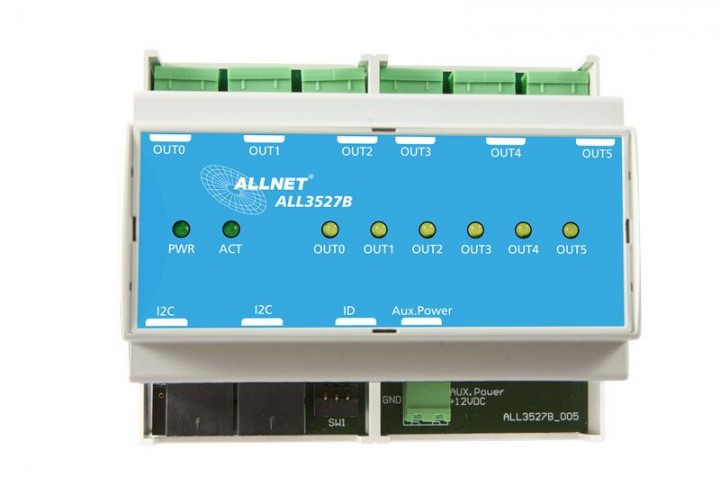 ALLNET ALL3527B Leistungsrelais Blau - Weiß, Ansicht 3