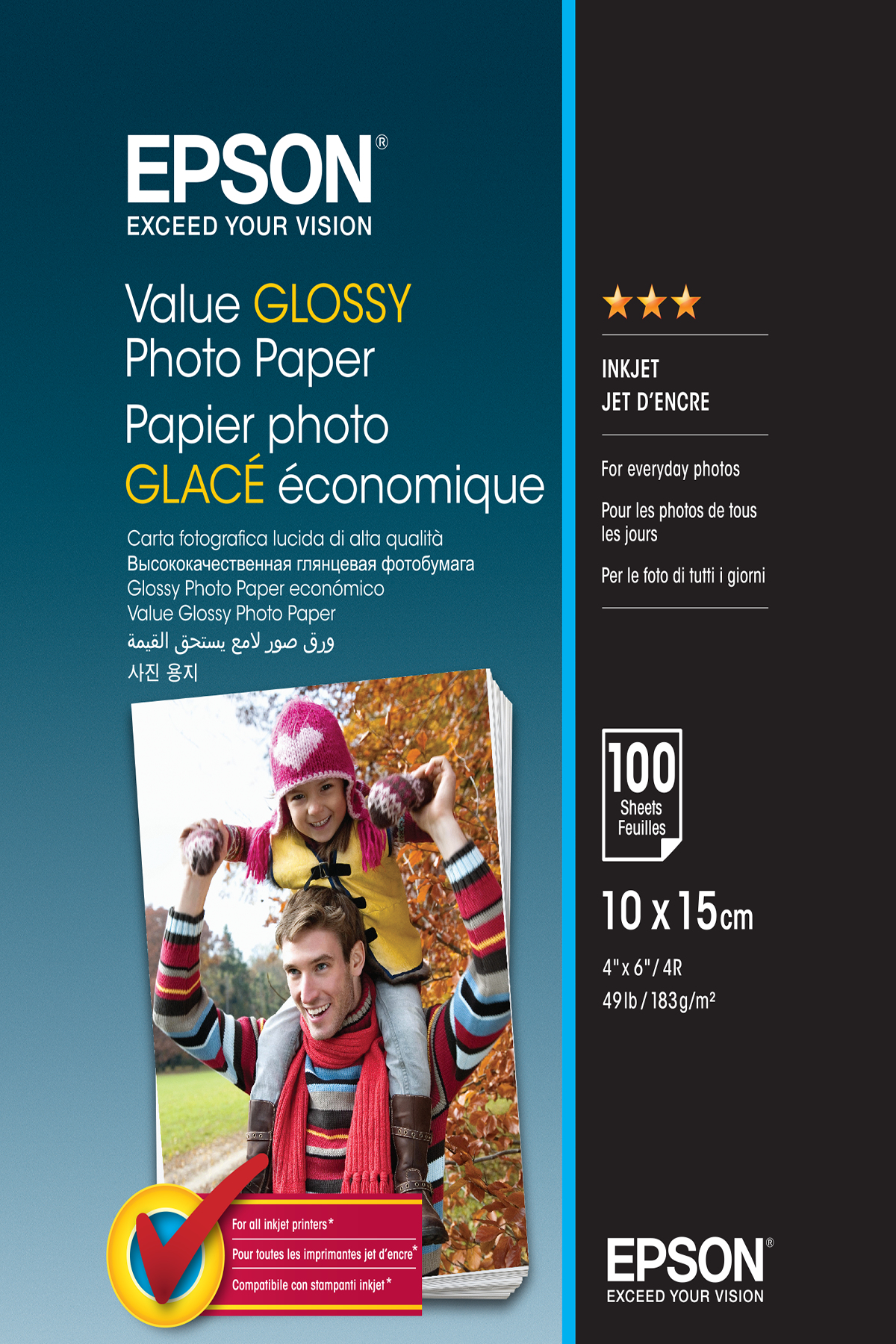 Epson Value - Glänzend - 100 x 150 mm - 183 g/m², Ansicht 2