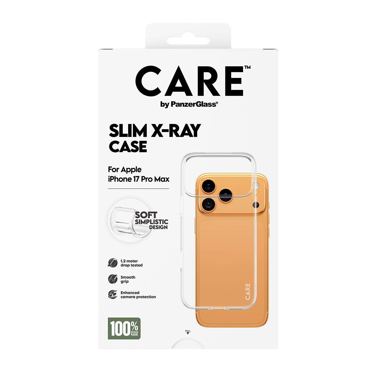 PanzerGlass CARE by PanzerGlass X-Ray - Hintere Abdeckung für Mobiltelefon - weicher Grund - TPU, Ansicht 4