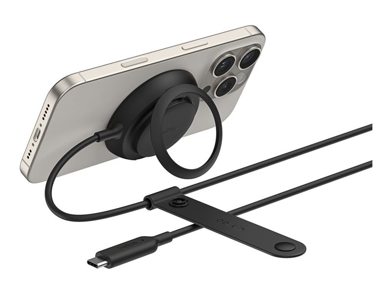 Belkin UltraCharge 25w Qi2 Pad w kickstand BK - Kabel - Digital/Daten, Ansicht 3