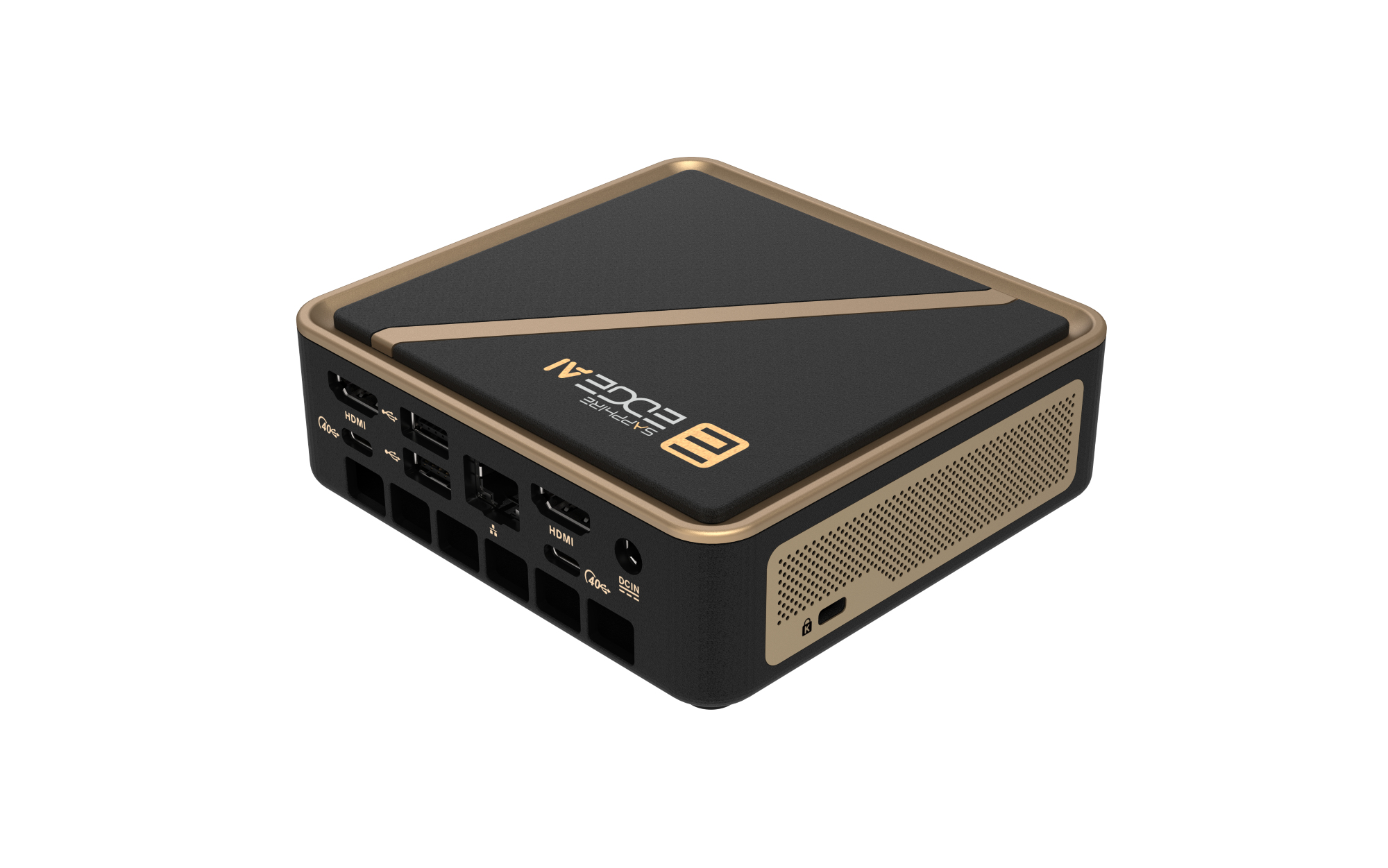 Sapphire Barebone EDGE AI 340 - Barebone - DDR5, Ansicht 2
