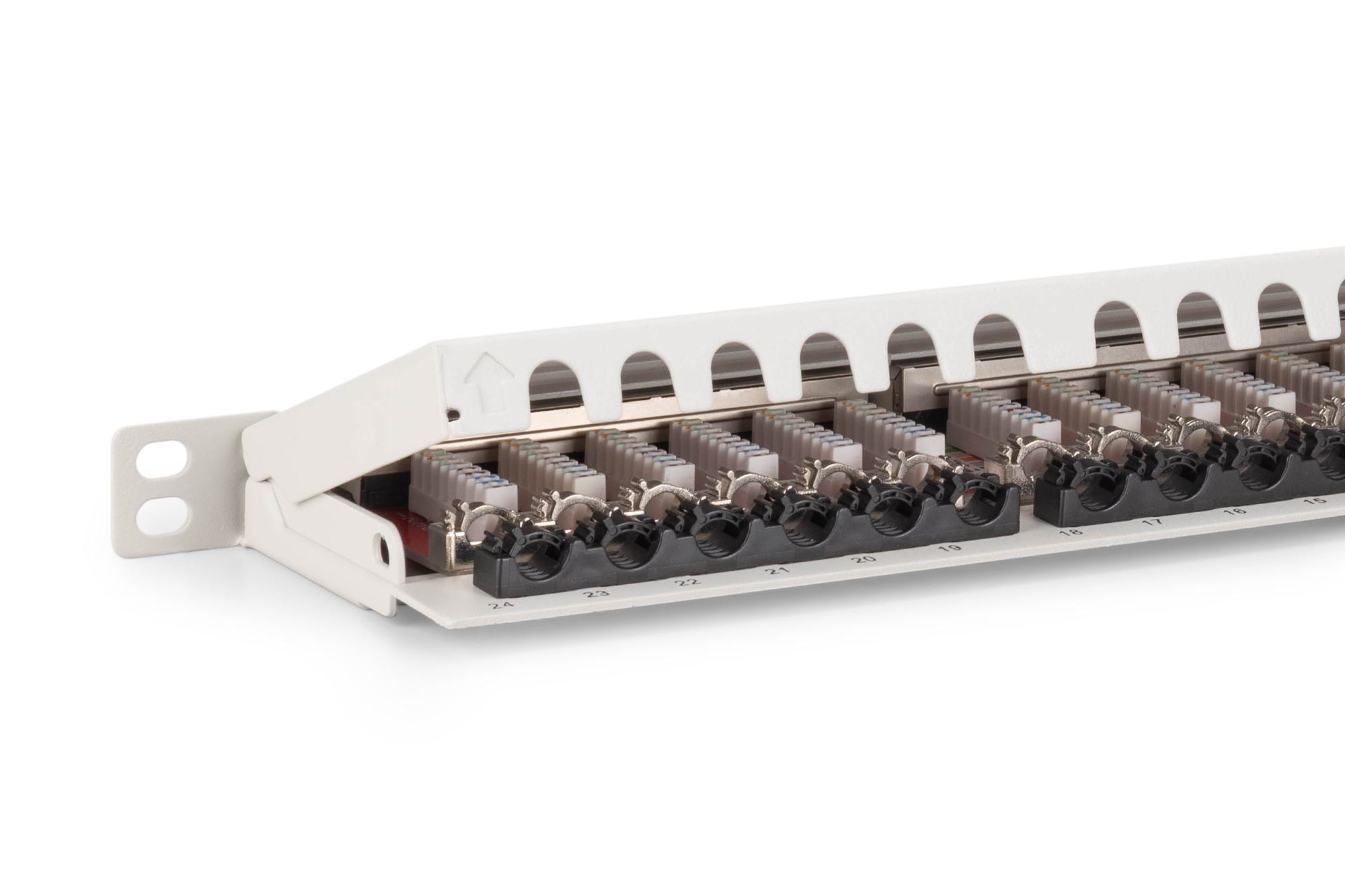 DIGITUS CAT 6A, Klasse EA High Density Patch Panel, geschirmt, Ansicht 2