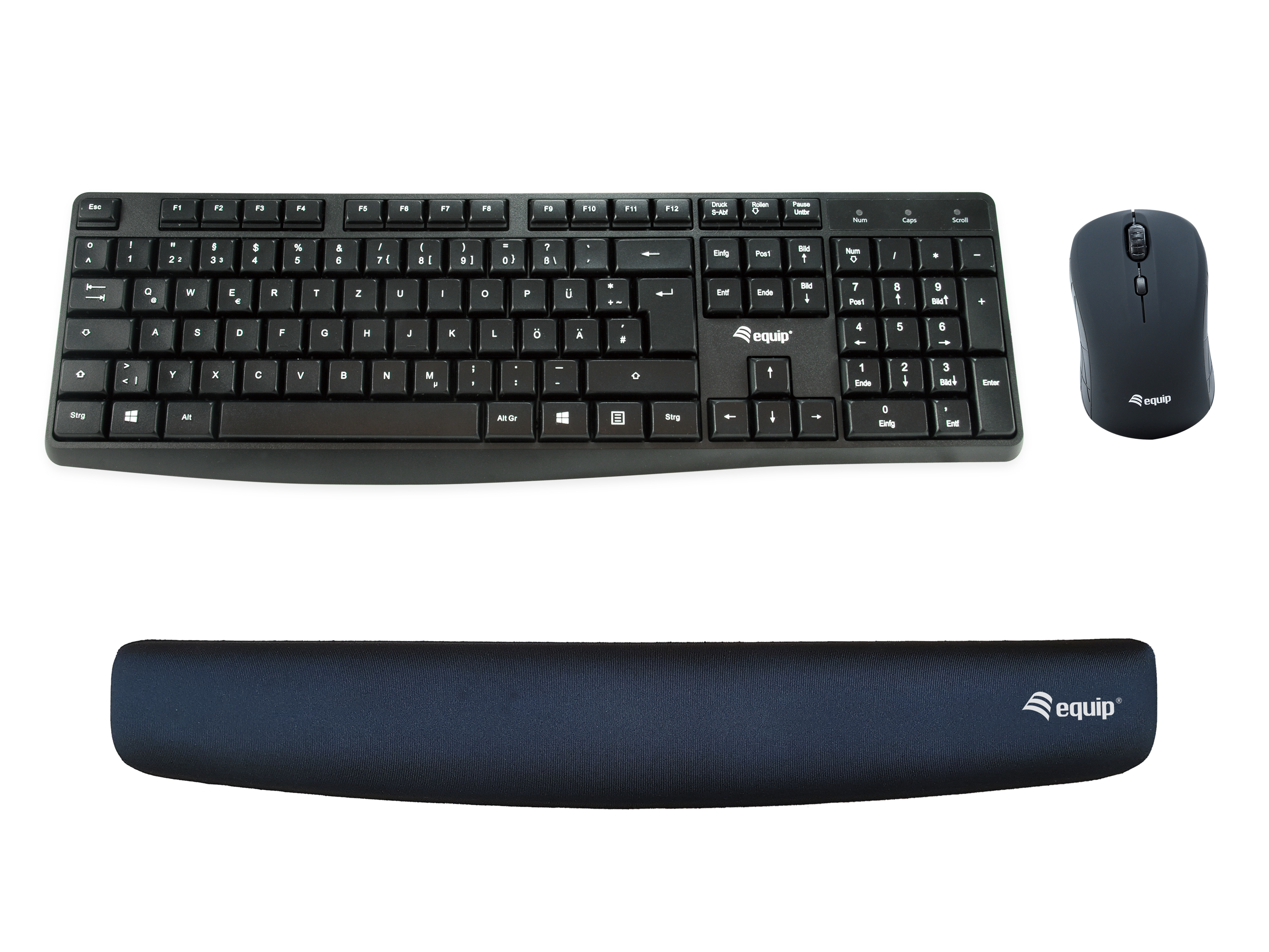 Equip Keyboard Wrist Rest - Memory-Schaum - Schwarz - China - 465 mm - 70 mm - 20 mm, Ansicht 2