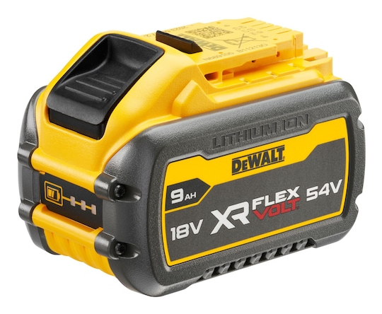 DeWalt DCB547X2 54V XR FlexVolt Werkzeug-Akku 18/54V, 9.0/3.0Ah, Li-Ionen, 2 Akkus [18.0Ah] [324Wh], Ansicht 3