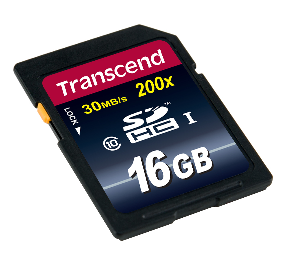 Transcend Flash-Speicherkarte - 16 GB - Class 10, Ansicht 4