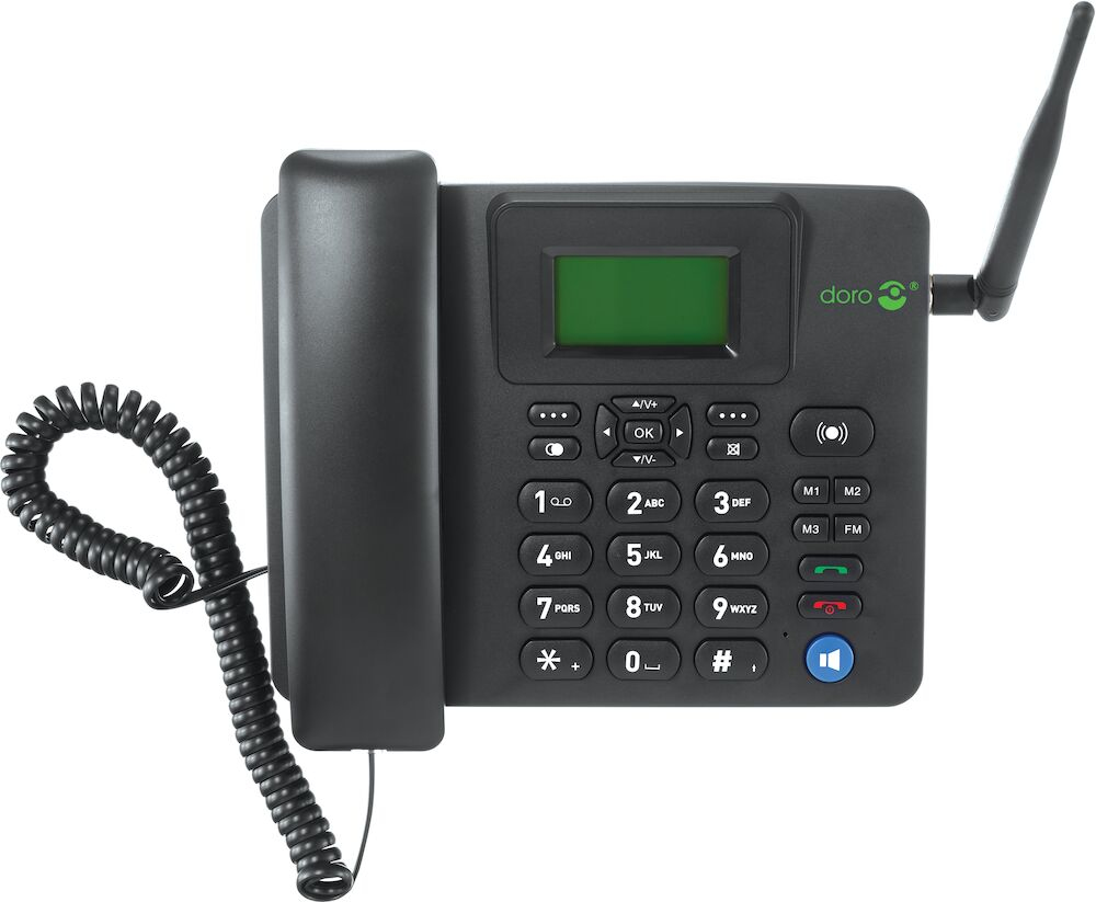 Doro 4100H - IP-Telefon - Schwarz - Kabelgebundenes Mobilteil - 0,08 GB - 500 Eintragungen - Tasten, Ansicht 3