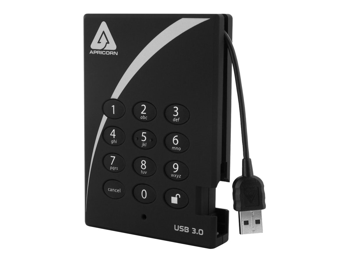 Apricorn Aegis Padlock 3.0 A25-3PL256-2000 - Festplatte - verschlüsselt - 2 TB - extern (tragbar), Ansicht 4