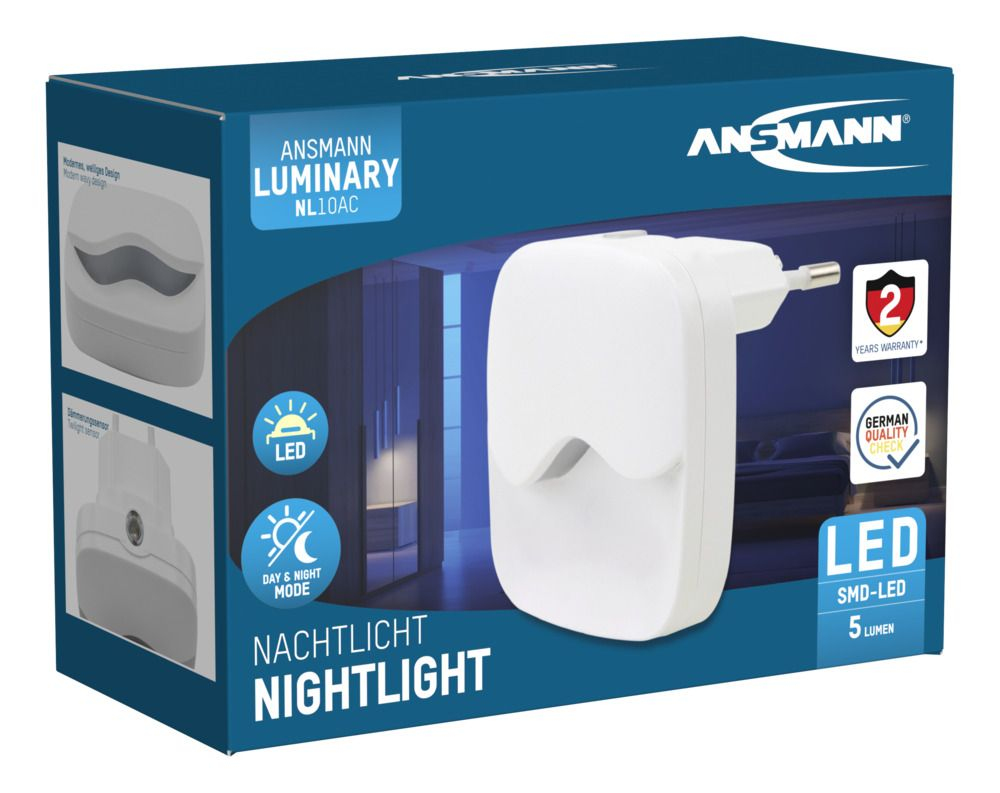 Ansmann Nachtlicht wh 230V/50Hz/5 Lumen/Sensor, Ansicht 4