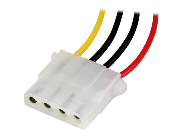 StarTech.com 30cm LP4 Molex Strom Verlängerung - 4 Pin Anschlusskabel  Verlängerungskabel - SteckerBuchse - Spannungsversorgungs-Verlängerungskabel - interne Stromversorgung 4-polig (M)