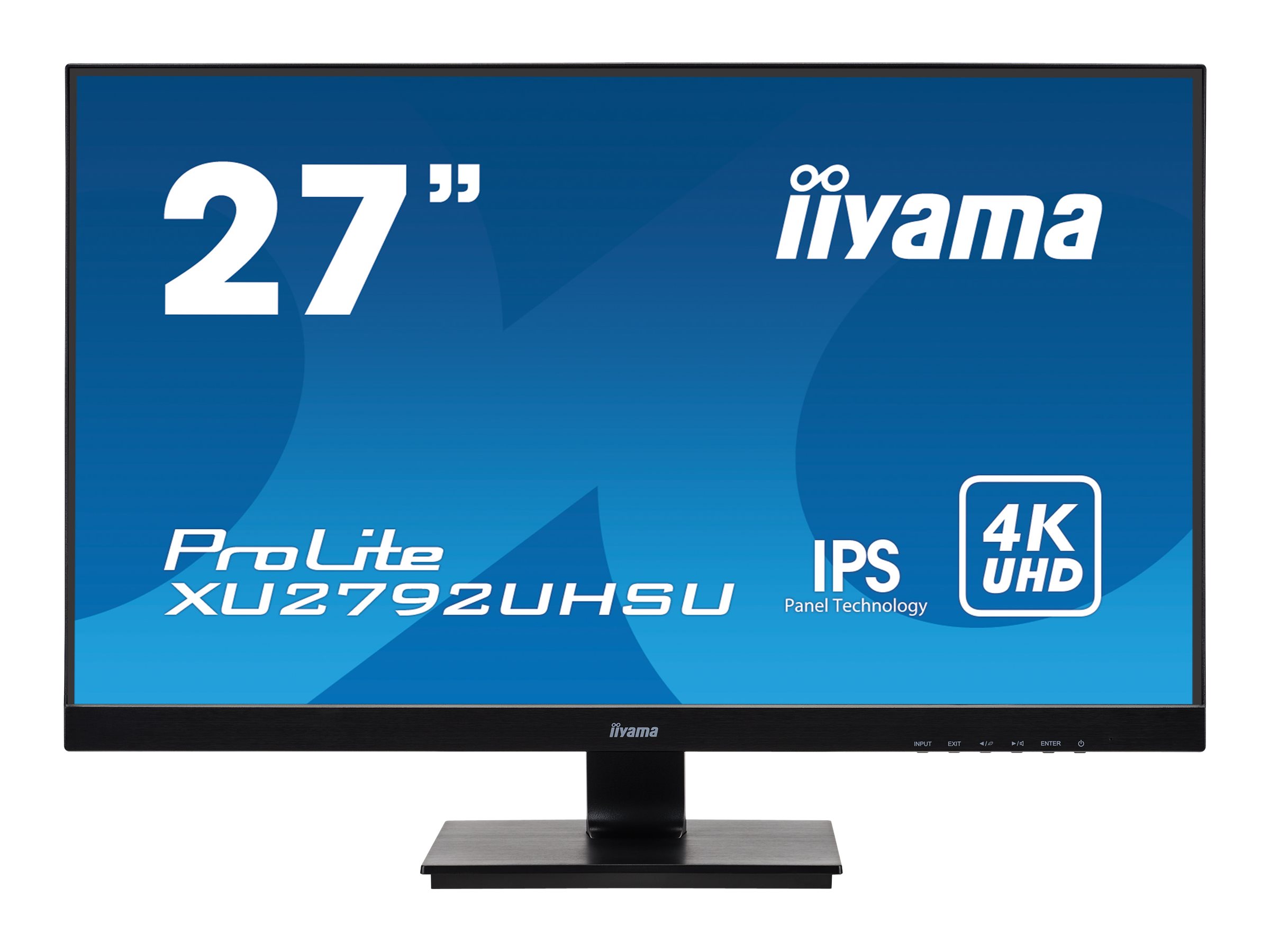 iiyama ProLite XU2792UHSU-B1 - LED-Monitor - 68.4 cm (27") - 3840 x 2160 4K @ 60 Hz - IPS - 300 cd/m²