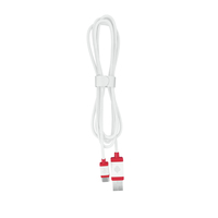 Cherry ZUB USB Cable 1.5 Braided weiß