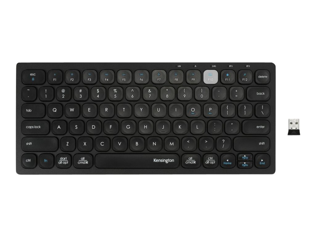 Kensington Tastatur - kabellos - 2.4 GHz, Bluetooth