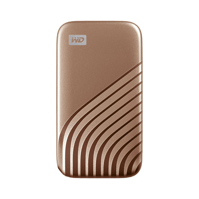 WD My Passport SSD WDBAGF0010BGD - SSD - verschlüsselt - 1 TB - extern (tragbar), Ansicht 2