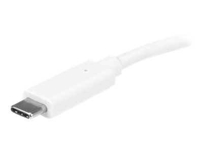StarTech.com USB-C Multiport Adapter - USB-C Reise docking station mit 4k HDMI - 60W Power Delivery Pass-Through, GbE, 2x USB-A 3.0 Hub - Tragbares Mini USB Typ-C Dock für Laptop - Weiß (DKT30CHPDW)