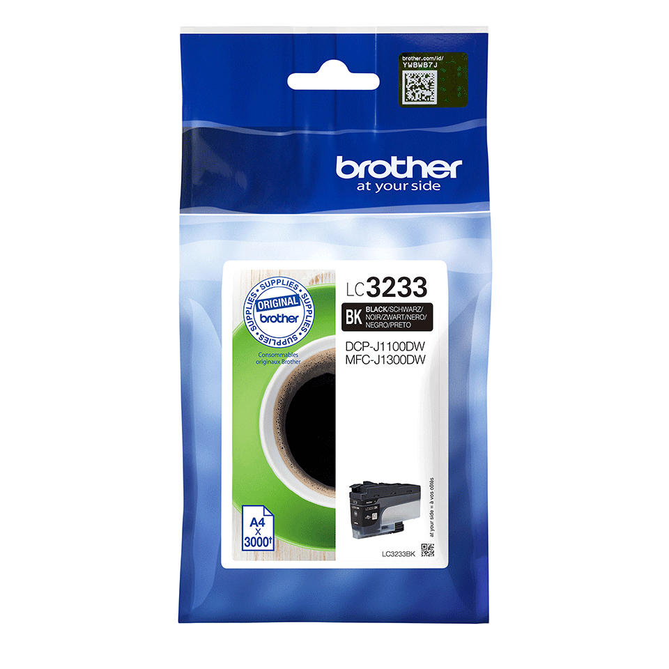 Brother LC3233BK - Schwarz - Original - Druckerpatrone, Ansicht 2