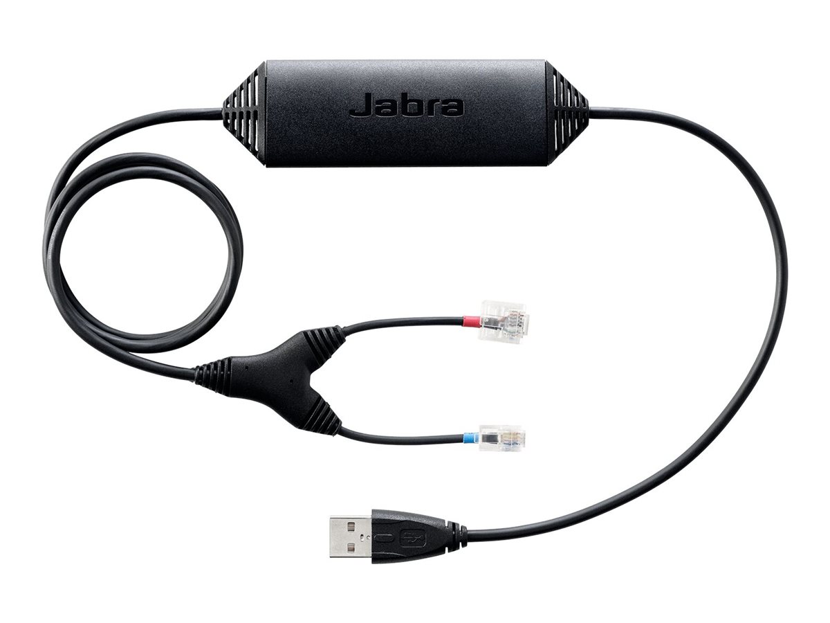Jabra LINK - Elektronischer Hook-Switch Adapter - für Avaya 11XX, IP Phone 1140; Jabra GN9330, GN9350; GO 6470; PRO 94XX; Nortel IP Phone 1165