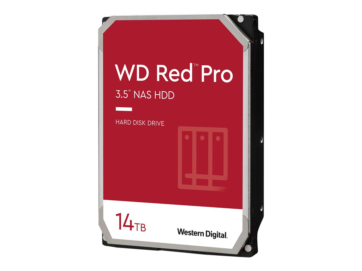 WD Red Pro WD141KFGX - Festplatte - 14 TB - intern - 3.5 (8.9 cm)
