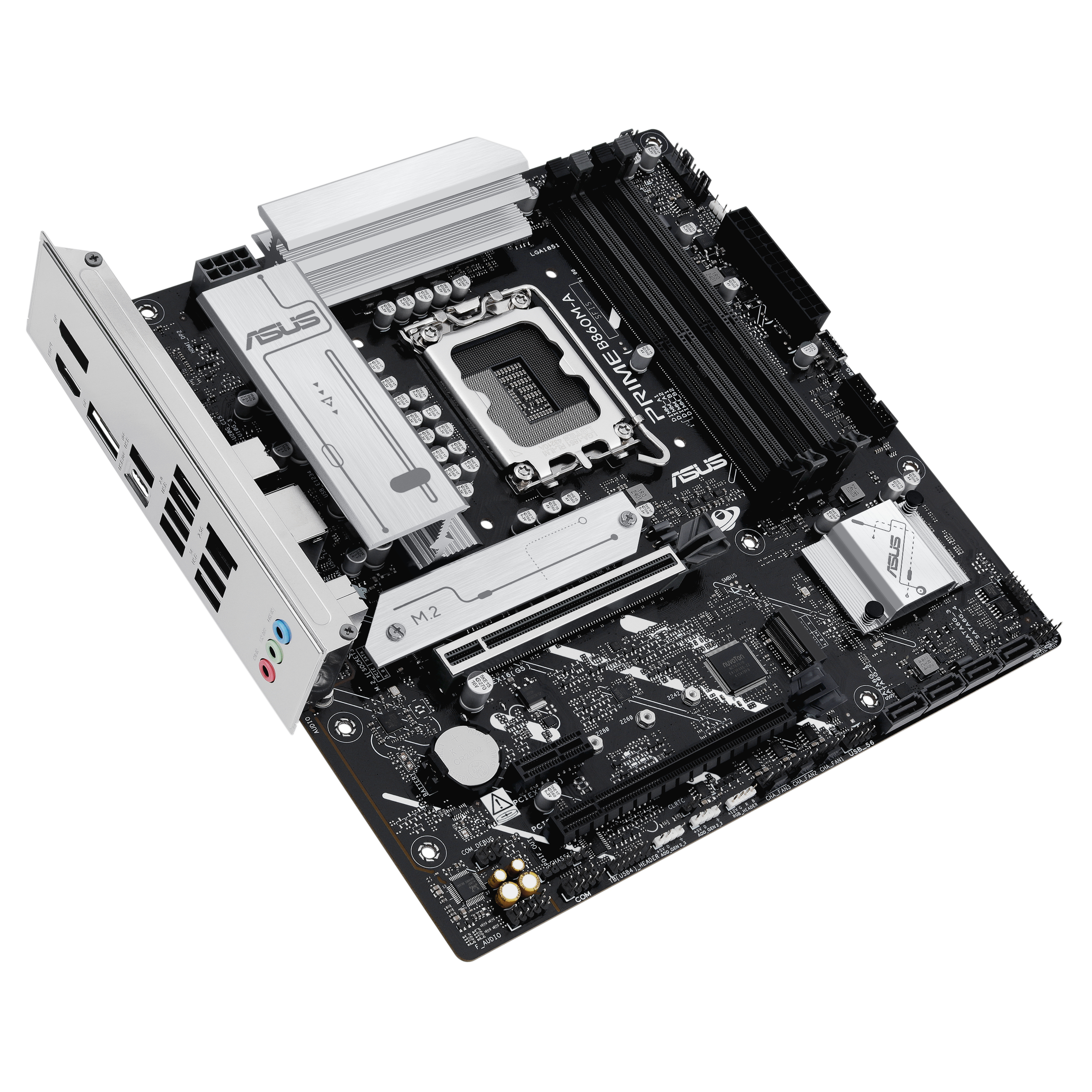 ASUS PRIME B860-PLUS-CSM - Motherboard - ATX - LGA1851-Sockel - B860 Chipsatz - Onboard-Grafik - 90MB1K00-M0EAYC, Ansicht 2