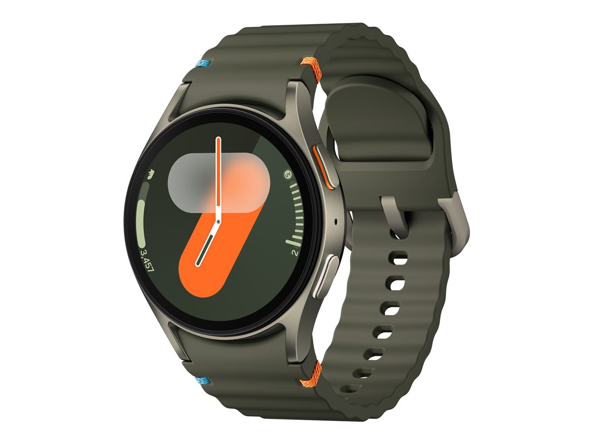 Samsung Galaxy Watch7 - 40 mm - intelligente Uhr mit Sportband - Gummi - Bandgröße: SM - Anzeige 3.33 cm (1.3)