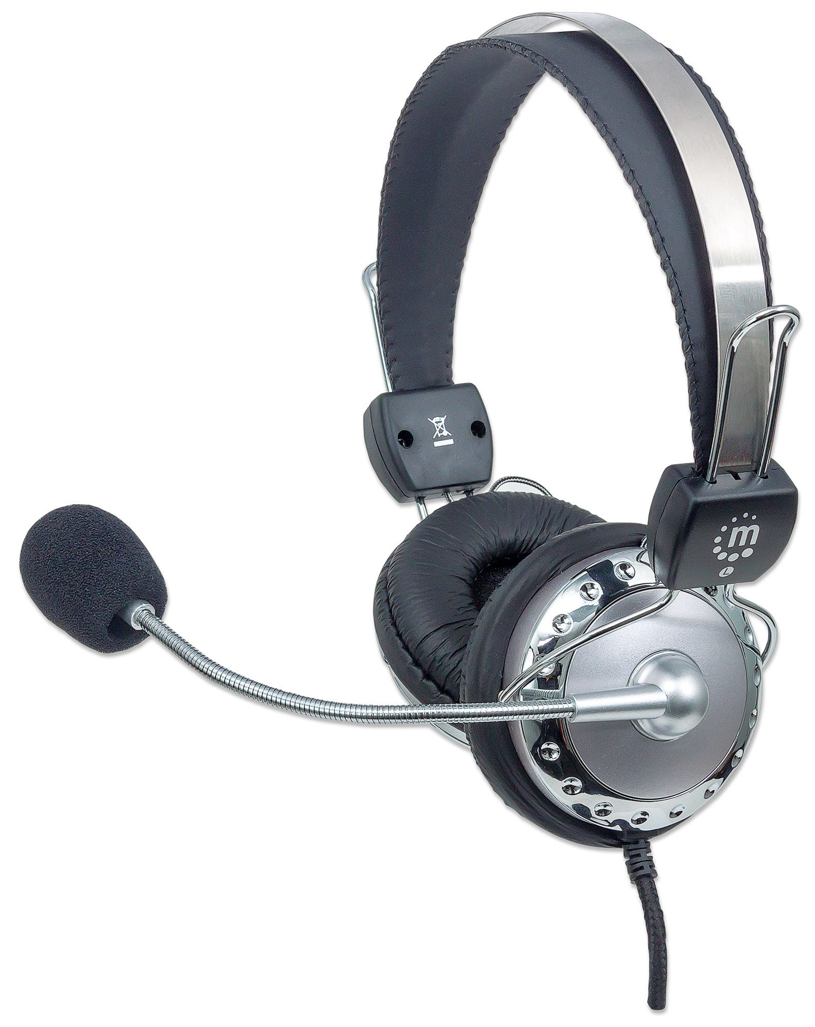 Manhattan Stereo Over-Ear Headset (3.5mm), Microphone Boom (padded), Ansicht 4
