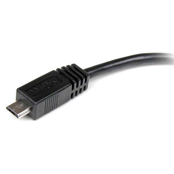 StarTech.com 15 cm Micro USB auf Mini USB-Adapterkabel – Stecker/Buchse - USB-Adapter - Mini-USB, Typ B (W), Ansicht 4