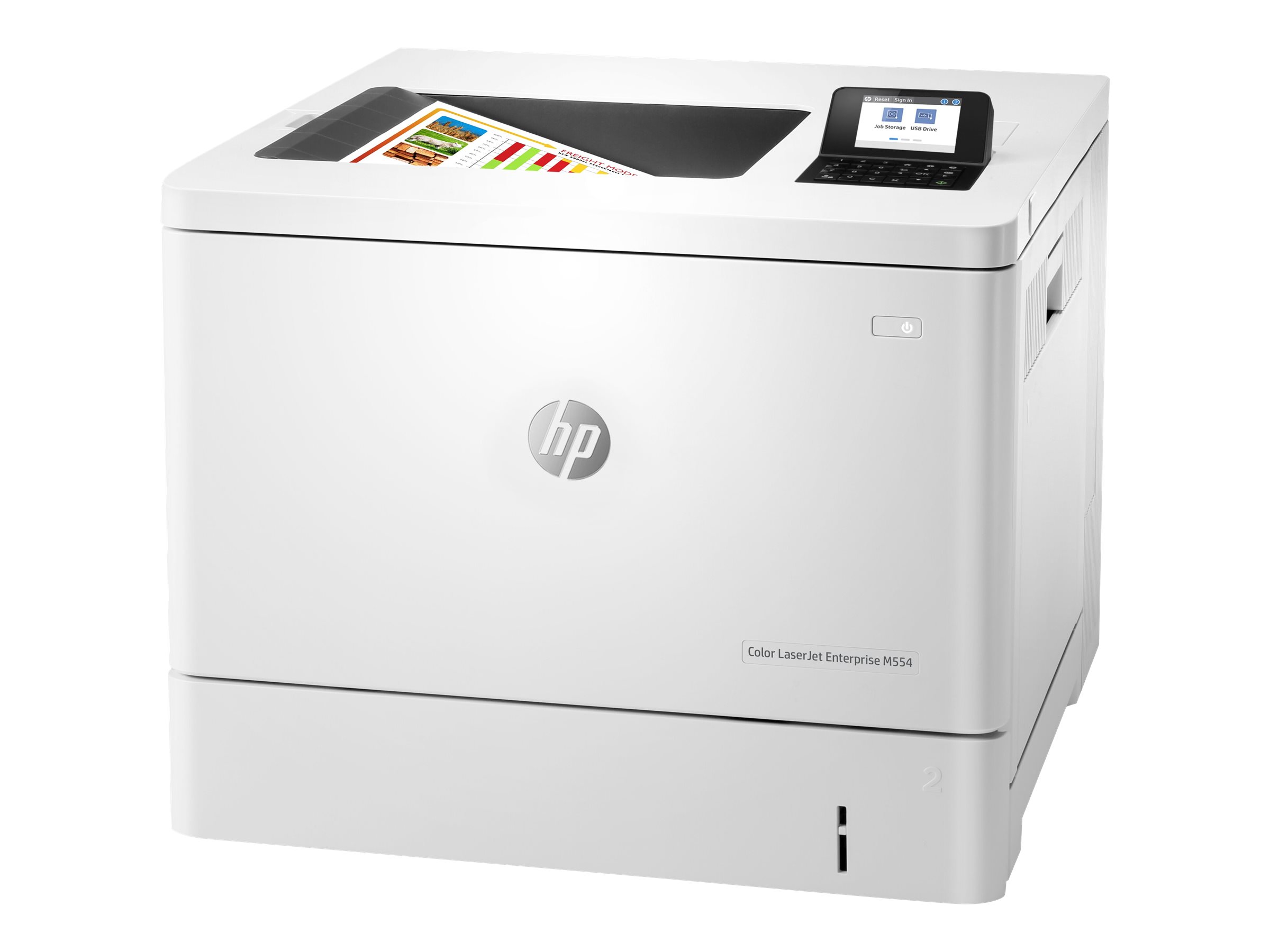 Hewlett Packard (HP) HP Color LaserJet Enterprise M554dn A4, 33S. Col, SF, Duplex, Netzwerk